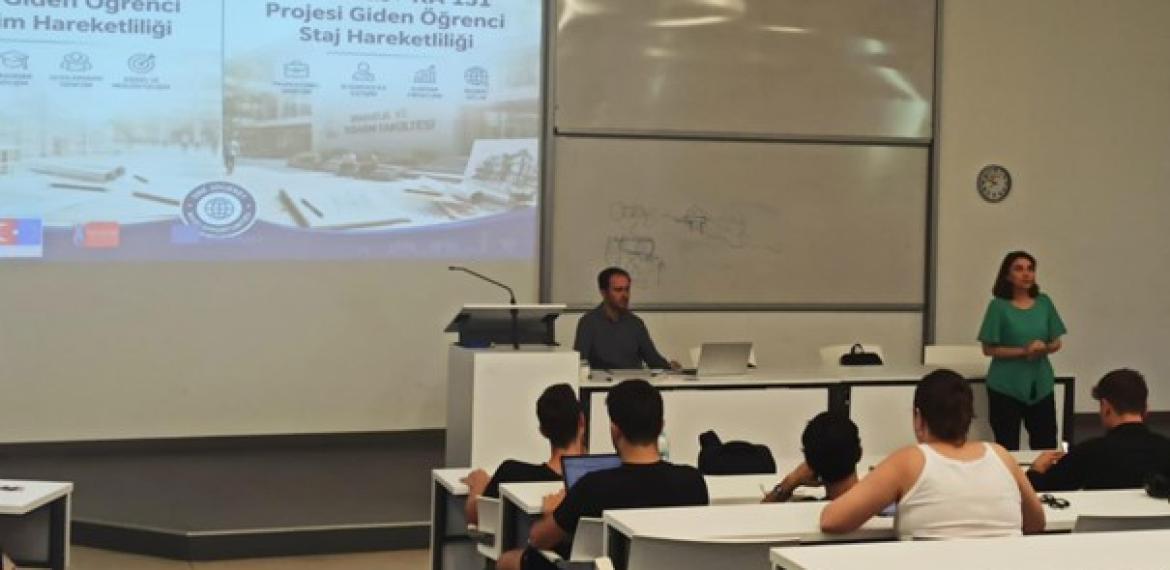 Erasmus+ Programme Introduced to Students of the Faculty of Architecture and Design